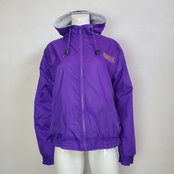 Vintage 90s Gear For Sports University Of Washington Purple Jacket - Picture 1 of 7